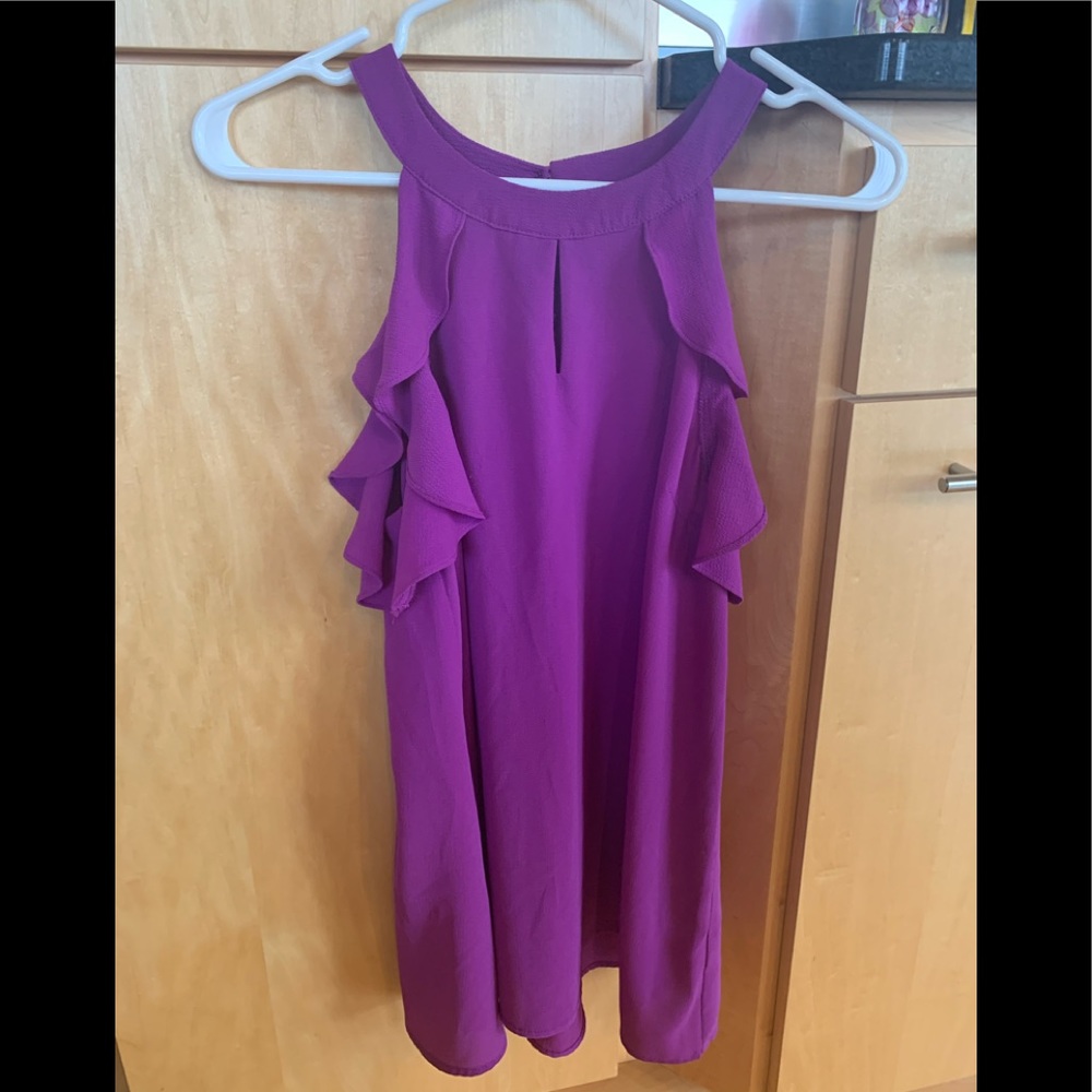 Beautiful purple sleeveless top